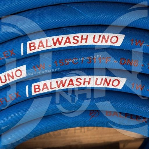 1SN DN10=3/8" 220BAR 155Cˇ FURTUN SPALATORIE INALTA PRESIUNE, ALBASTRU (BALFLEX BALWASH) - 1SNJETK-10BF