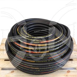 2SC PLUS DN20=3/4", 280BAR, FURTUN HIDRAULIC, REZISTENT LA FRECARE (BALFLEX SMOOTH SHARK SKIN) - 2SCP-20BF-SHARK