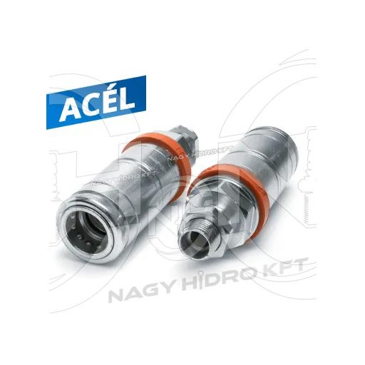 M18x1,5 24ˇ 12L DN12 CUPLA RAPIDA, MAMA, FILET EXTERIOR LUNG CU PIULITA,ISO 7241 A, TIP PUSH-PULL (FASTER) - 3CFHF087_1815_F