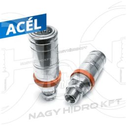 M22x1,5 24ˇ 15L DN12 CUPLA RAPIDA SCURTA, MAMA, FILET EXTERIOR LUNG CU PIULITA,ISO 7241 A, TIP PUSH-PULL (FASTER) - 3CFHF087_2215_F