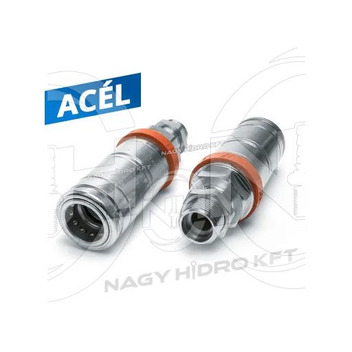 M22x1,5 24ˇ 15L DN12 CUPLA RAPIDA SCURTA, MAMA, FILET EXTERIOR LUNG CU PIULITA,ISO 7241 A, TIP PUSH-PULL (FASTER) - 3CFHF087_2215_F