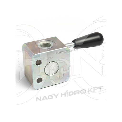 3/8" 60l/MINUT 400BAR BSP DEVIATOR HIDRAULIC CU 3 CAI, INALTA PRESIUNE (DESCHIS) - 3USZB-38-400