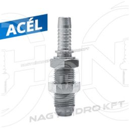   DN16 1,1/16" UNF COLOS, VÁLASZFAL/SZERELŐFAL KÜLSÖ MENETES HIDRAULIKA TÖMLŐ CSATLAKOZÓ, 74ˇ KÚPPAL