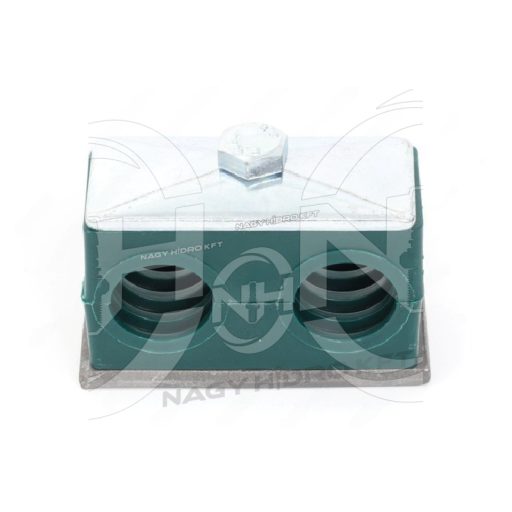 6mm BRIDA DUBLA FIXARE TEAVA, SET COMPLET - ALBD-06