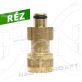   1/4" BSP BELSŐ MENET, BOSCH MOSÓPISZTOLY ÁTALAKÍTÓ BAJONETT MAGASNYOMÁSÚ MOSÓKHOZ (RÉZ KIVITEL)