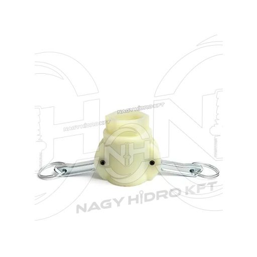 DN25 1" BSP RACORD/CUPLA BETON, CU FILET INTERIOR, MAMA, PLASTIC - BT-BMP2501