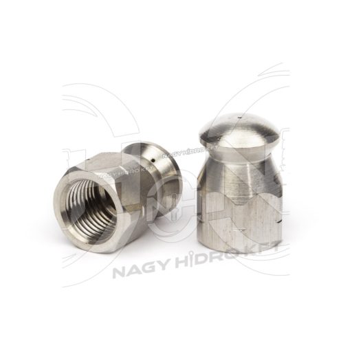 1/4" 090 BSP COLOS CSŐTISZTÍTÓ FÚVÓKA INOX KIVITEL, FURATOK ELOSZTÁSA 3+1
