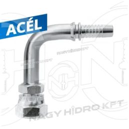 90ˇ DN10 9/16", ARMATURA FILET UNF, PRELUNGIT, CON 74 (JIC) - DKJ-H9010916