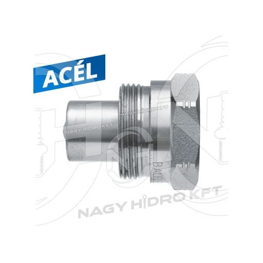 1/4" DN06 NPT COLOS BELSŐ MENETES ÖSSZETEKERŐS GYORSCSATLAKOZÓ DUGÓ, CSAVAROS KIVITEL (ENERPAC TÍPUS 700BAR)