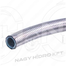 DN10=3/8" 183 BAR FURTUN TEFLON INTERIOR NETED, CU PROTECTIE METALICA - ETT-10