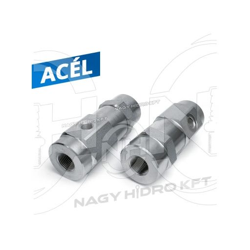 3/8" 35l/PERC BSP COLOS MENETTEL, EGYSZERES VEZÉRLÉSŰ VISSZACSAPÓ SZELEP, MAGASNYOMÁSÚ RENDSZEREKHEZ
