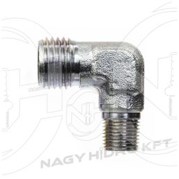 R1/8"-M12x1,5 06L  ADAPTOR L PENTRU FURTUN GRESARE CENTRALIZATA FILET BSP/METRIC STG - GILKK-R18-06L