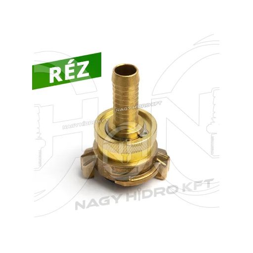 DN12=1/2" RACORD GEKA, CU FUNCTIE DE STRANGERE, CU STUT - GKR-12