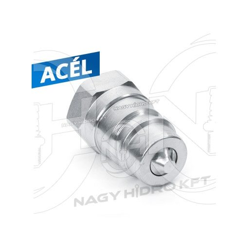 1.1/2" DN38 CUPLA RAPIDA HIDRAULICA FILET INTERIOR BSP PUSH PULL ISO-A PAV1 TATA - HGD-BB64-DN38