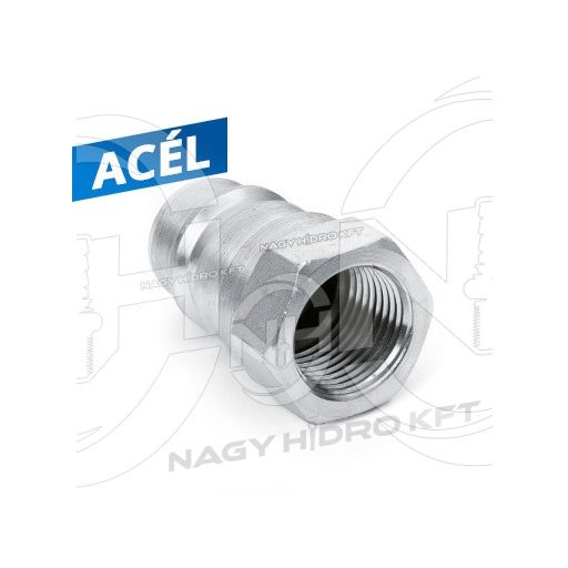 1.1/2" DN38 CUPLA RAPIDA HIDRAULICA FILET INTERIOR BSP PUSH PULL ISO-A PAV1 TATA - HGD-BB64-DN38