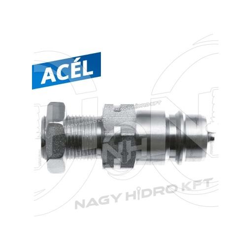 M22x1,5 24ˇ 15L DN12 CUPLA RAPIDA HIDRAULICA FILET EXTERIOR LUNG PUSH PULL ISO-A PPV3 TATA - HGDV-KM221515L-DN12