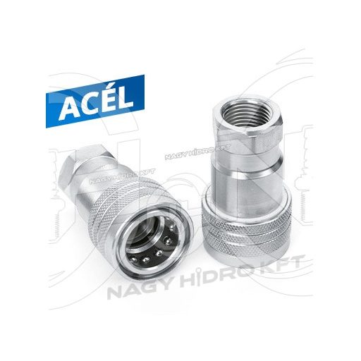 1.1/2" DN38 CUPLA RAPIDA HIDRAULICA FILET INTERIOR BSP PUSH PULL ISO-A PAV1 MAMA-HGH-BB64-DN38