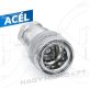   3/8" BSP DN10 BELSŐ MENETES HIDRAULIKA GYORSCSATLAKOZÓ HÜVELY , PUSH PULL ISO-A PAV1