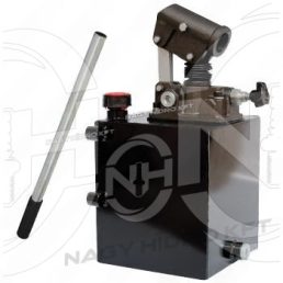   3/8" 25CM³ max.250BAR HIDAULIKUS KÉZI SZIVATTYÚ / PUMPA + TARTÁLY 3L KPL. EGYIRÁNYÚ