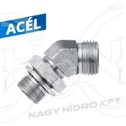 1/2"-1" ADAPTOR 45 BSP/ORFS FILET EXTERIOR ETANSARE IN BLOC ETANSARE PLANA - I45KKTBO-12-01