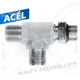 1"ORFS - T3/4"BSP ADAPTOR T ORFS/ORFS/BSP FILET EXTERIOR ETANSARE PLANA ETANSARE IN BLOC LATERAL - ITKKOKTB-01-34