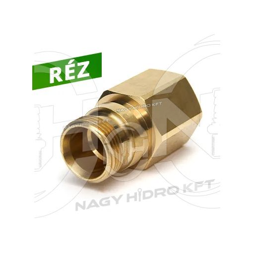 K-LOCK - M22X1,5 - TR22 ADAPTOR SPALATORIE FIX, CUPRU (EASY-LOCK)-KAR-FM22FM22