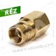   K-LOCK - M22X1,5 - TR22 FIX ÁTALAKÍTÓ MAGASNYOMÁSÚ MOSÓKHOZ, RÉZ KIVITEL (EASY-LOCK)