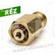   K-LOCK - M22X1,5 - TR22 FIX ÁTALAKÍTÓ MAGASNYOMÁSÚ MOSÓKHOZ, RÉZ KIVITEL (EASY-LOCK)