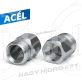   M22x1,5-3/8" KÜLSŐ/BELSŐ FIX MENETES ÁTALAKÍTÓ ADAPTER MAGASNYOMÁSÚ MOSÓKHOZ, ACÉL KIVITEL