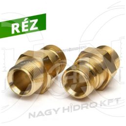   TR22-M22x1,5 KÜLSŐ/KÜLSŐ FIX MENETES ÁTALAKÍTÓ ADAPTER MAGASNYOMÁSÚ MOSÓKHOZ, RÉZ KIVITEL (EASY-LOCK)