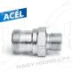   TR22-3/8" KÜLSŐ/KÜLSŐ FIX MENETES ÁTALAKÍTÓ ADAPTER MAGASNYOMÁSÚ MOSÓKHOZ, ACÉL KIVITEL (EASY-LOCK)