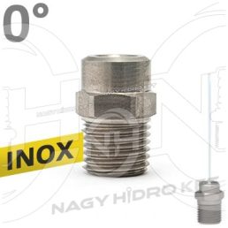   0ˇ 80 1/4" NPT KÜLSŐ MENETES MOSÓ FÚVÓKA, INOX KIVITELBEN (NAGYNYOMÁSÚ TISZTÍTÓHOZ)