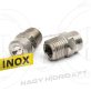   25ˇ 040 KERÁMIA BETÉTES 1/4" NPT KÜLSŐ MENETES MOSÓ FÚVÓKA, INOX KIVITELBEN (NAGYNYOMÁSÚ TISZTÍTÓHOZ)