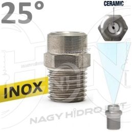 25ˇ 070 1/4" DUZA SPALATORIE MIEZ CERAMIC FILET EXTERIOR, INOX - KMFI-K25070