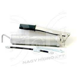 POMPA DE GRESARE MANUALA, 500cm³/400gr, CU FURTUN DE GRESARE+TEAVA DE GRESARE+CAP GRESARE, PR - KZ-400