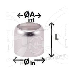 20,5mm BUCSA LAMELARA ALUMINIU - LAH-205