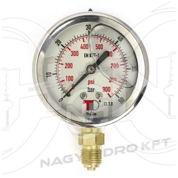 0-60 BAR, MANOMETRU RADIAL 100mm FILET 1/2" - MAN-100A-60