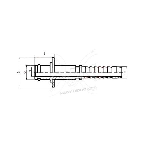 1/4"=DN06/10mm MAGASNYOMÁSÚ MOSÓ CSATLAKOZÓ BETÉT