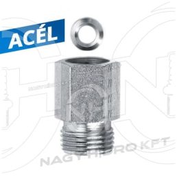 1/4"-M10x1, ADAPTOR MANOMETRU, FILET INTERIOR/EXTERIOR - MCSKM-14101