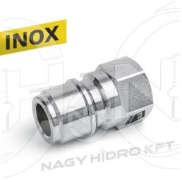 3/8" BSP CUPLA RAPIDA SPALATORIE FILET INTERIOR TATA, INOX - MMC-DI38