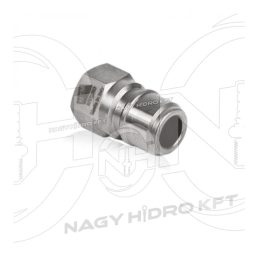   3/8" BSP BELSŐ MENETES GYORSCSATLAKOZÓ DUGÓ, MAGASNYOMÁSÚ MOSÓKHOZ, ROZSDAMENTES / INOX