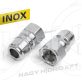 3/8" BSP CUPLA RAPIDA SPALATORIE FILET INTERIOR TATA, INOX - MMC-DI38