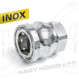 3/8" BSP CUPLA RAPIDA SPALATORIE FILET INTERIOR MAMA, INOX - MMC-HI38