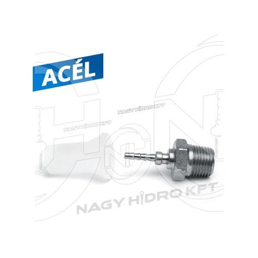 DN02 1/8" NPT COLOS KÜLSŐ MENETES MÉRŐPONT TÖMLŐ CSATLAKOZÓ