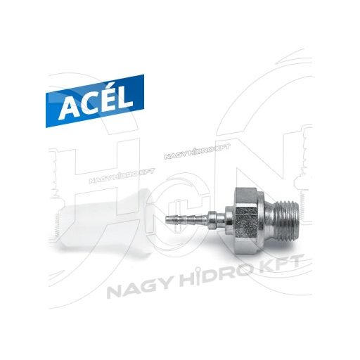 DN02 1/8" BSP COLOS KÜLSŐ MENETES MÉRŐPONT TÖMLŐ CSATLAKOZÓ 60ˇ KÚPPAL