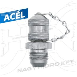   M16x2-1/2" UNF COLOS KÜLSŐ MENETES MÉRŐPONT CSATLAKOZÓ 74ˇ KÚPPAL