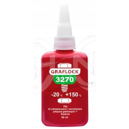 50ml ADEZIV PENTRU SURUBURI / RULMENTI / FIXARE FILET -20°C / +150°C CONCENTRATIE MEDIE (GRAFEN PROFESSIONAL) - MR-50-3270