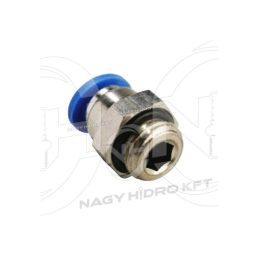 DN12 M16x1,5 ADAPTOR PUSH-IN FILET EXTERIOR METRIC - PCM-12M1615