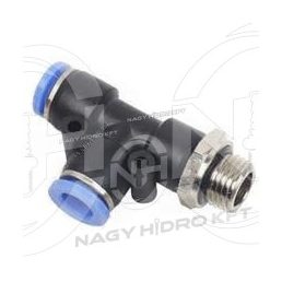 2xDN12 3/8" ADAPTOR PUSH-IN T FILET EXTERIOR BSP CU O-RING - PDG-1238