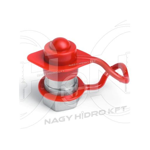 DN20 PIROS PORVÉDŐ SAPKA GYORCSATLAKOZÓ DUGÓHOZ (PUSH PULL ISO-A PPV3)